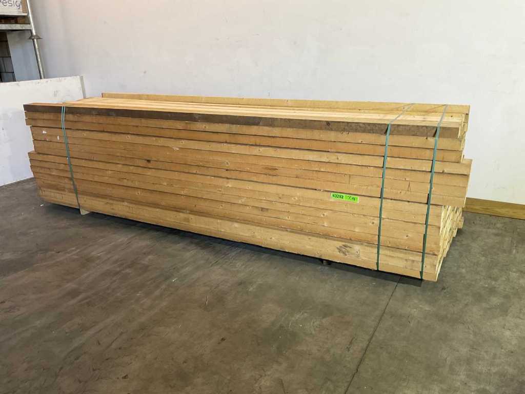 Spruce beam 390x12.5x6.2 cm (15x)