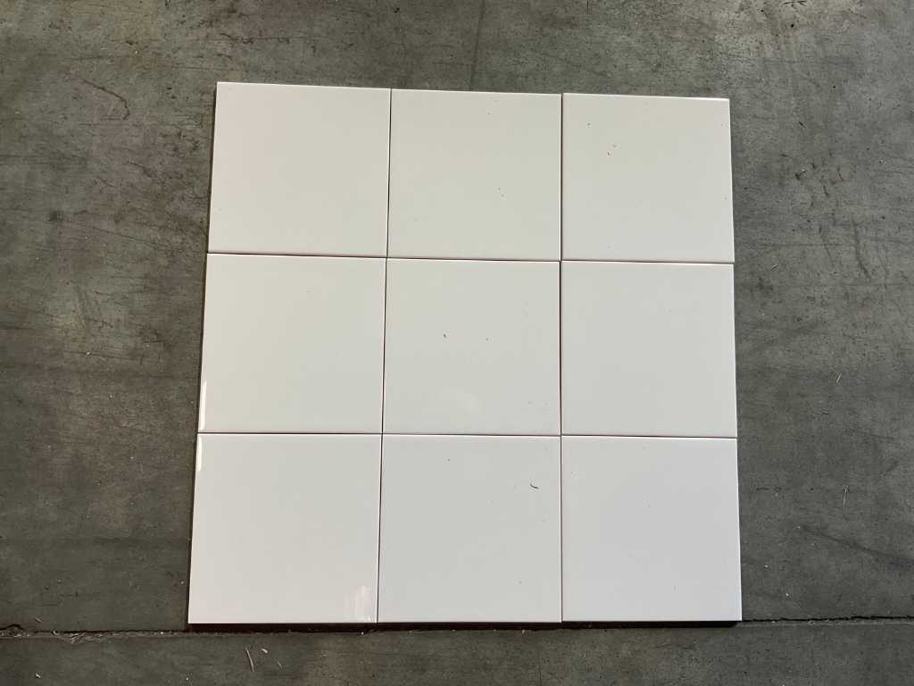 Mosa - placi de perete alb crem - 15x15 cm - 1 m² (71x)

