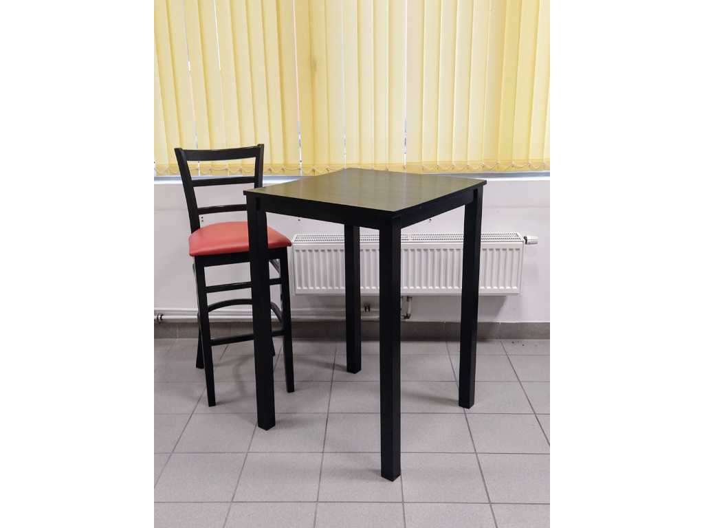 1x bar sets - 1x high chair + 1x high table - bar furniture - kitchen - trade fair - office - gastro discount