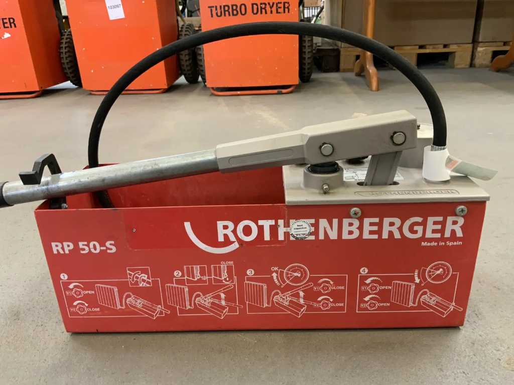 Pompa di prova Rothenberger RP50-S