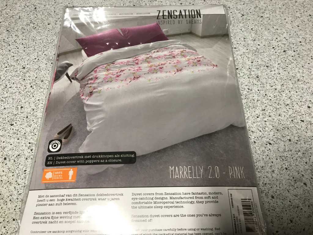 Zensation - Marrelly pink 140/200 - Duvet cover (12x)