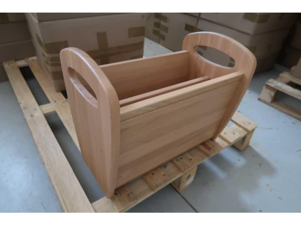 BFK Mobel - Eterna - Wooden baskets x 5