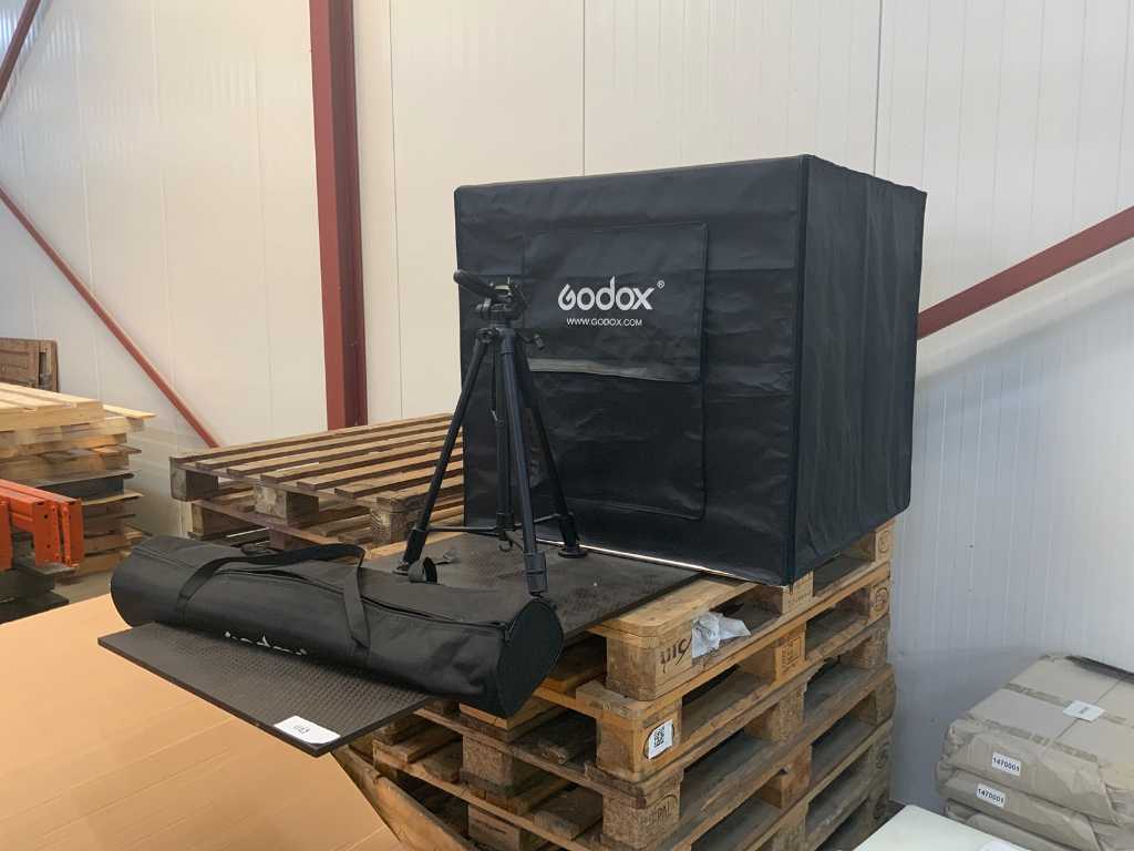 GoDox - Set di treppiedi per fotocamera con spazio per il servizio fotografico