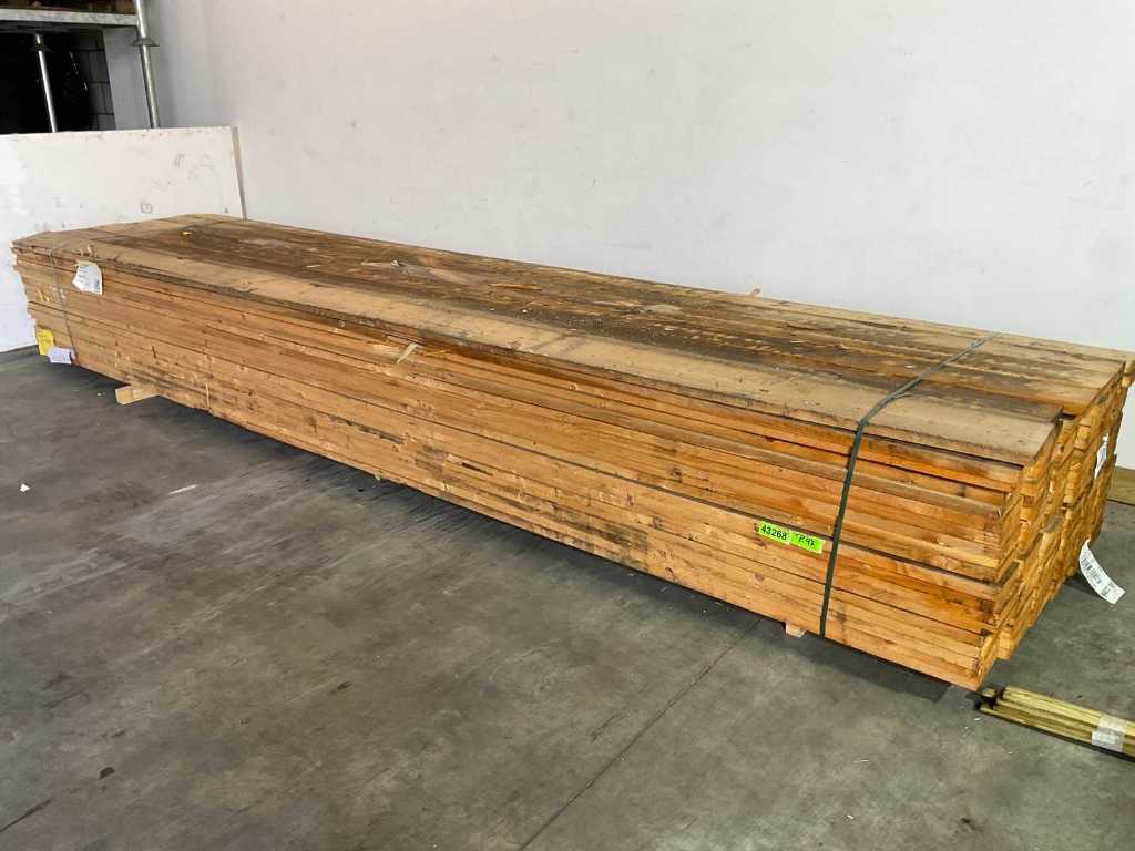 vuren plank 500x19.5x3 cm (20x)
