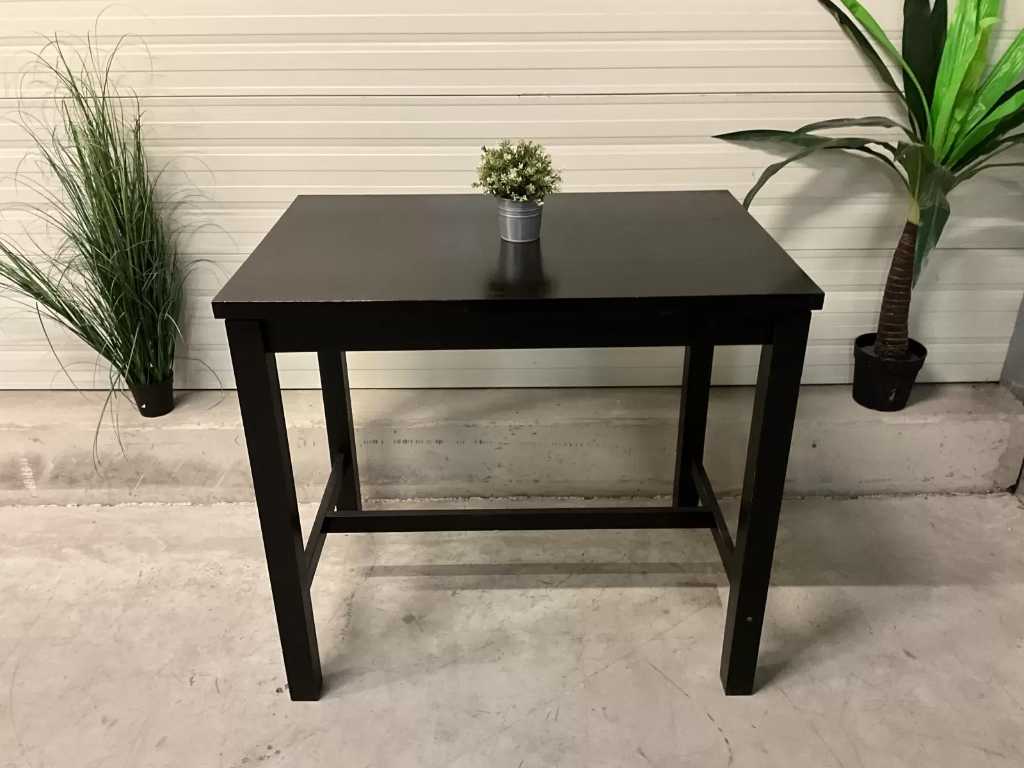 Wooden bar table (2x)