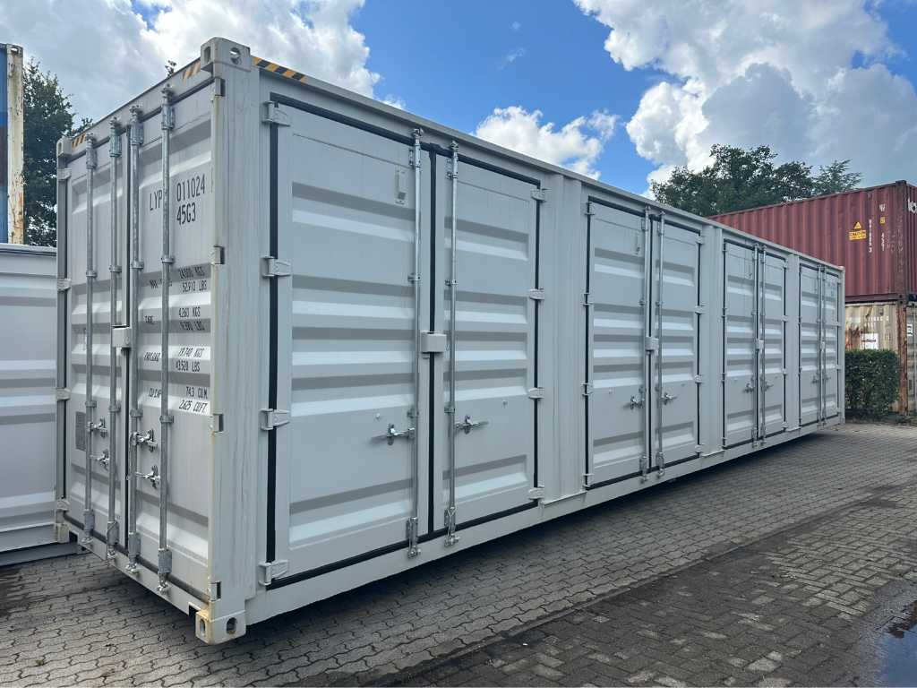 LYPU 40 ft High Cube Shipping Container with 4 Side Doors
