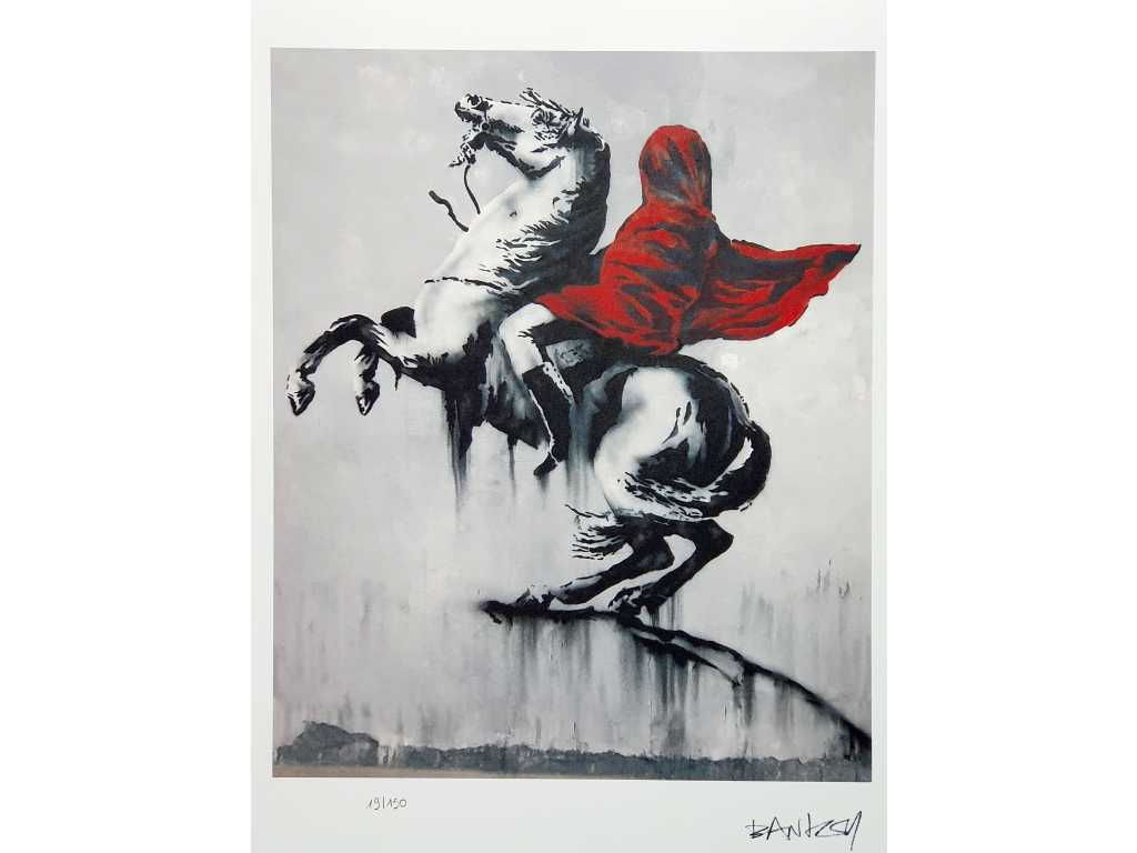 Banksy (Jahrgang 1974), basierend auf - Cavalier