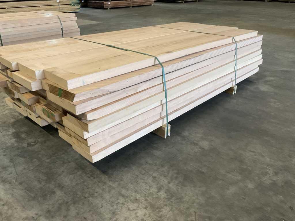 Beech planks pre-planed approx. 0.9 m³