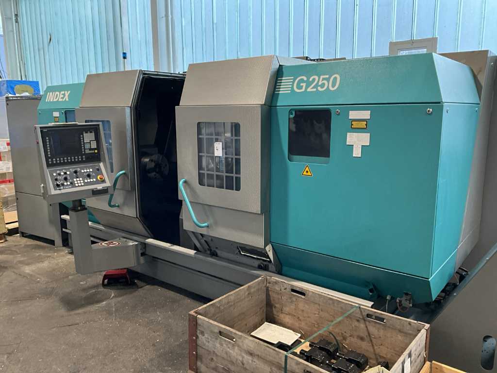 2006 Index G250 CNC turning-milling center with Knoll cooling lubricant preparation system
