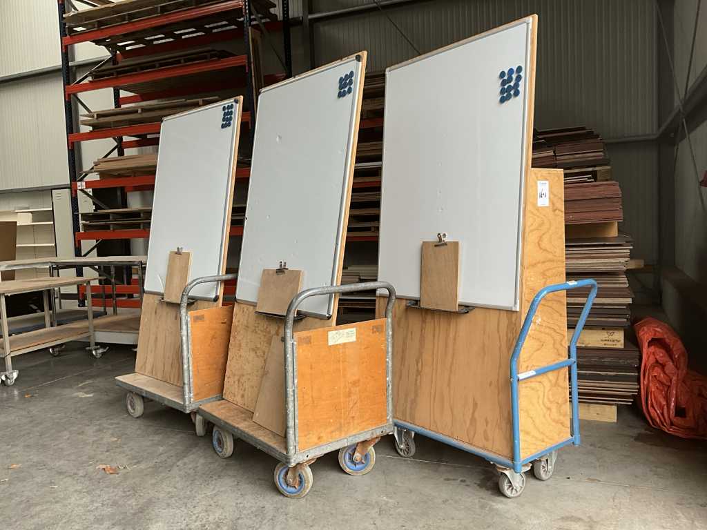 Mobile whiteboard (3x)