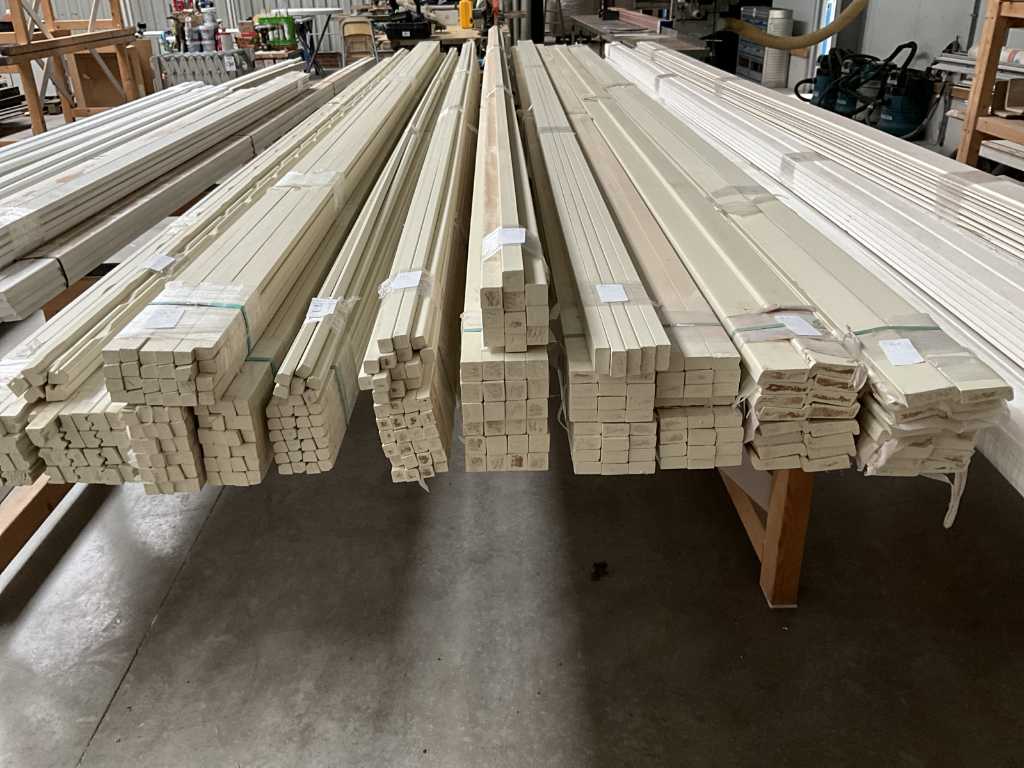 Batch of various Meranti slats