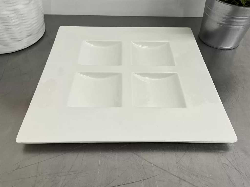 RAK Porcelain - Tarragon "Design by Vavro" - Vierkant 4-Vaksbord (30x30 cm) (20x)