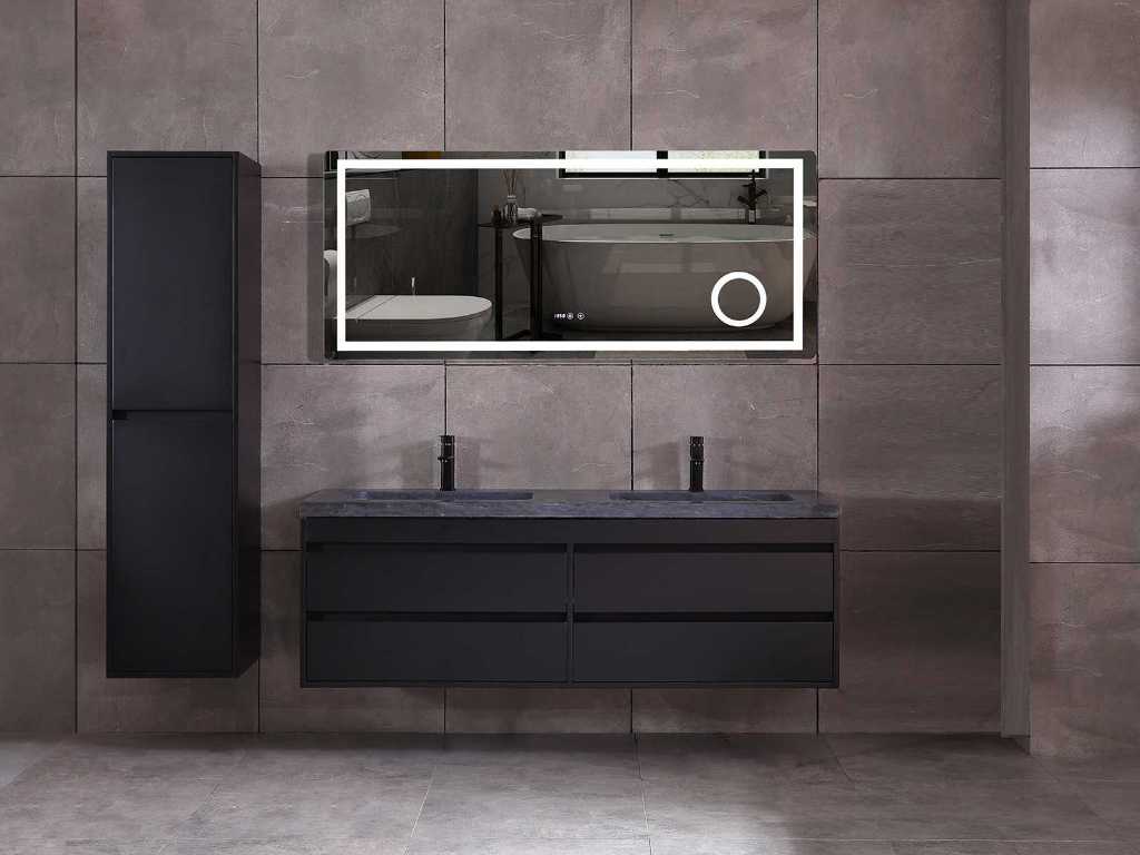 Bathroom furniture 160cm matt black