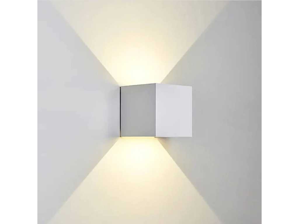 20 x Lampă de perete - Bidirecțională - Cub 10W LED (SW-2312-2)