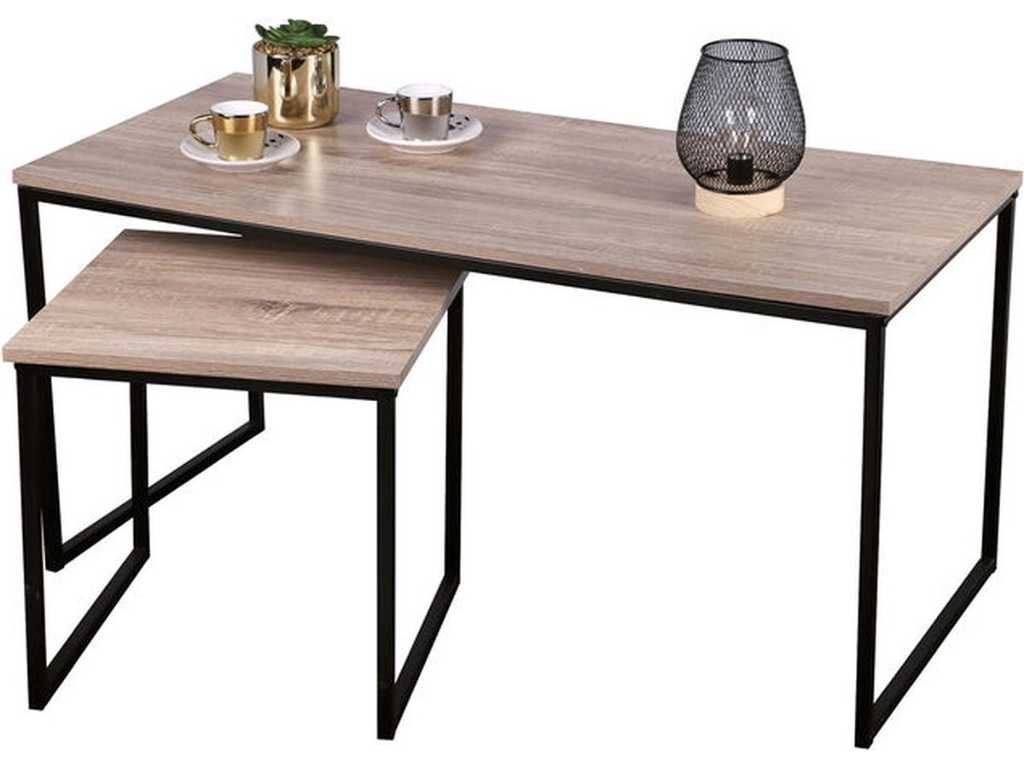 Table basse et table d’appoint 2 pièces Urban Living - Design industriel