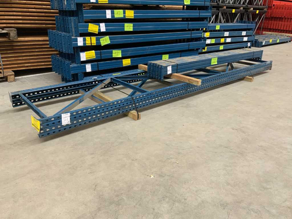 Polypal pallet racking approx. 2.8 LM