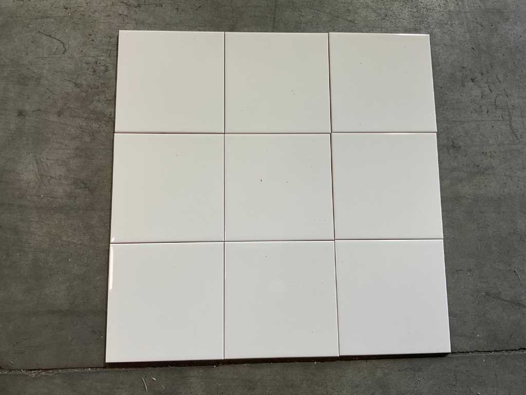 Mosa - wall tile creamy white - 15x15 cm - 1 m² (38x)
