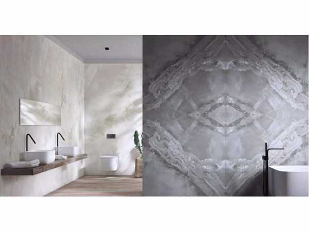 Marea White Polished Tile 181.44 m²
