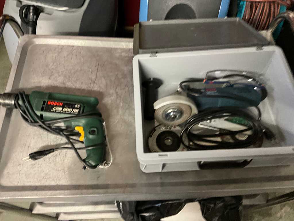 Bosch Angle Grinder and Drill