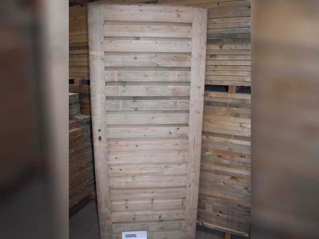 Ușă exterioară din lemn 190x82 cm (2x)