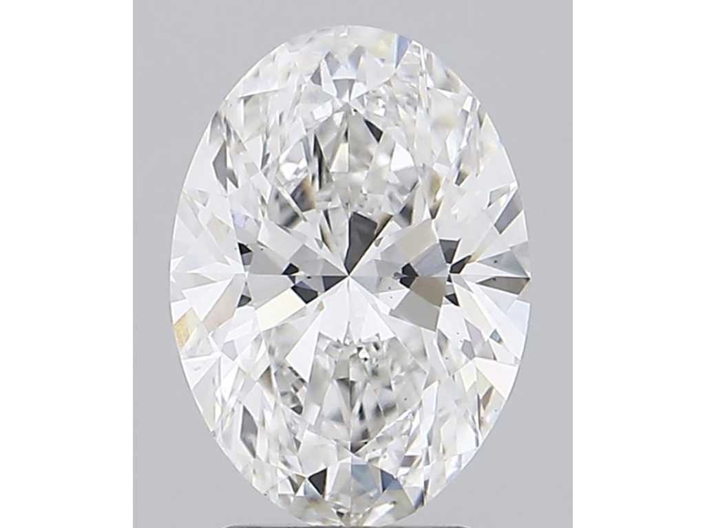 Diamond - 0.50 carats Oval cut diamond (certified)
