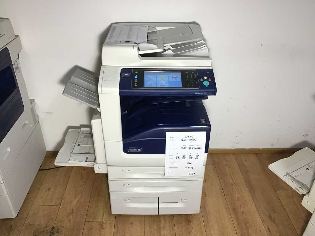 Xerox - 2016 - Weinig gebruikt. Zeer kleine toonbank! - WorkCentre 7835 - Alles-in-één printer