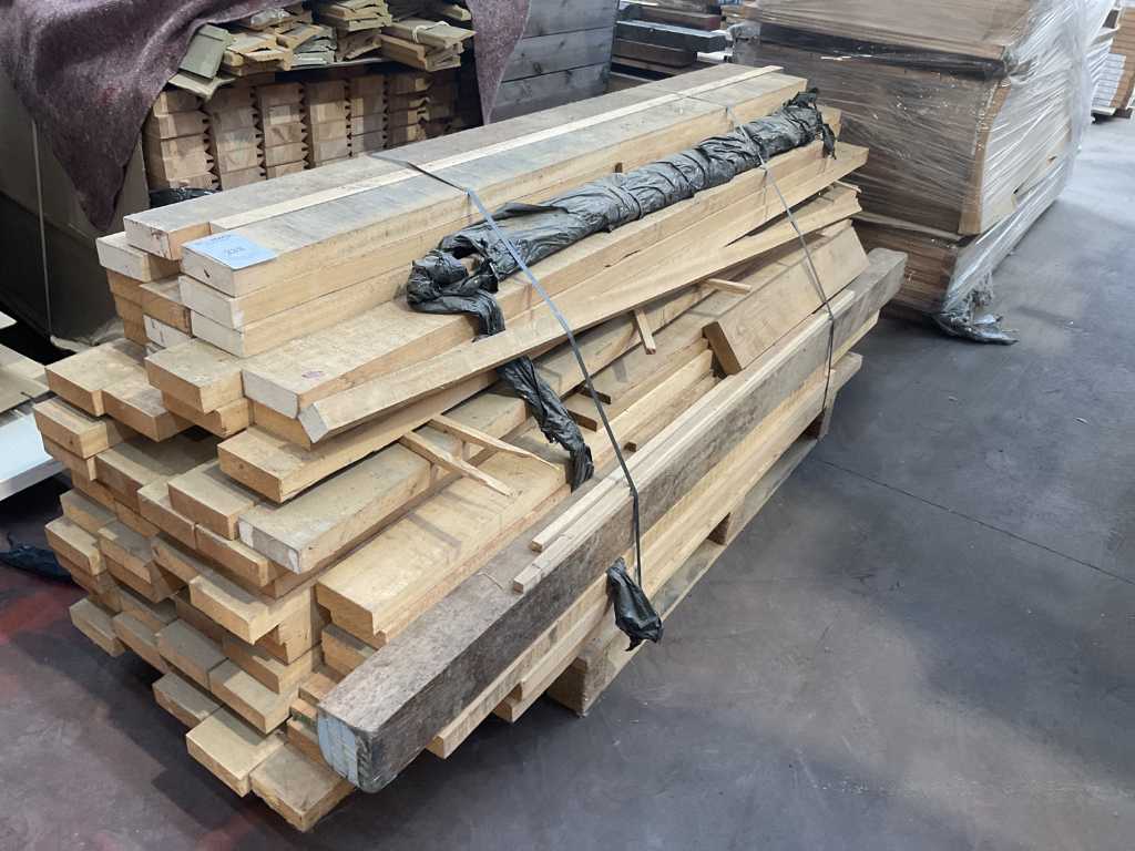 Batch of construction timber