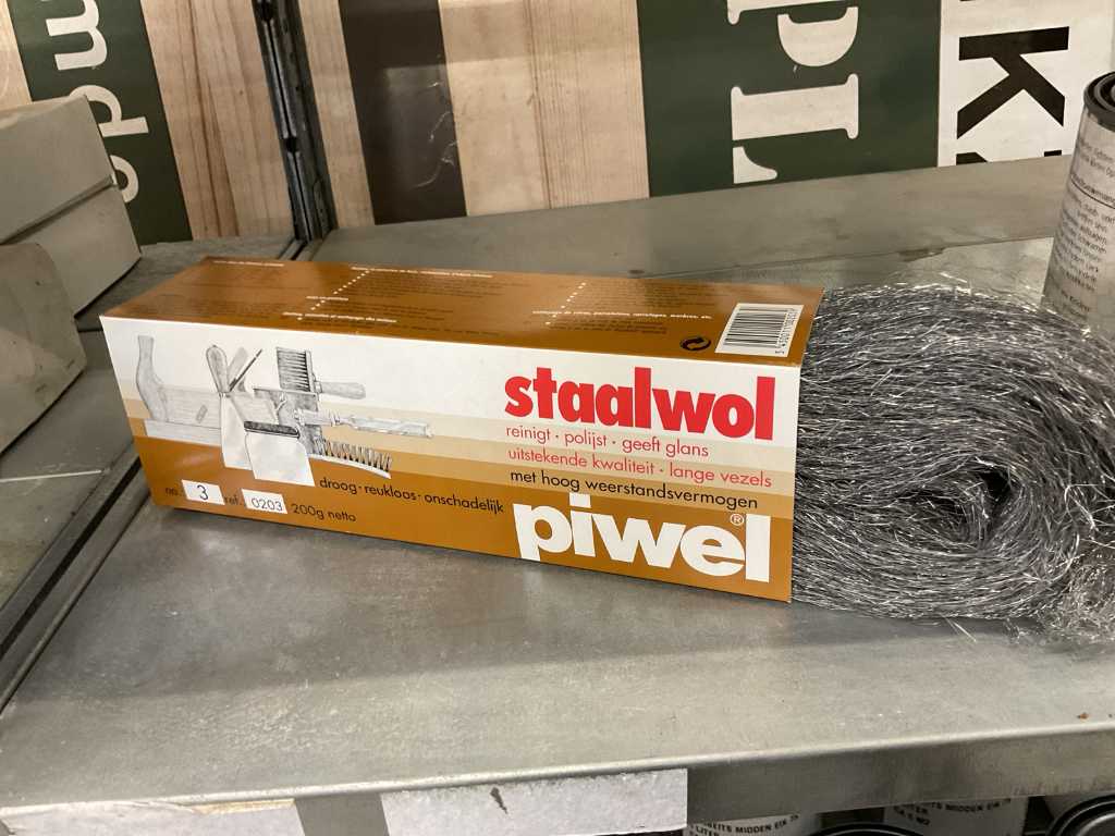 Piwel Staalwol nr 3 (15x)