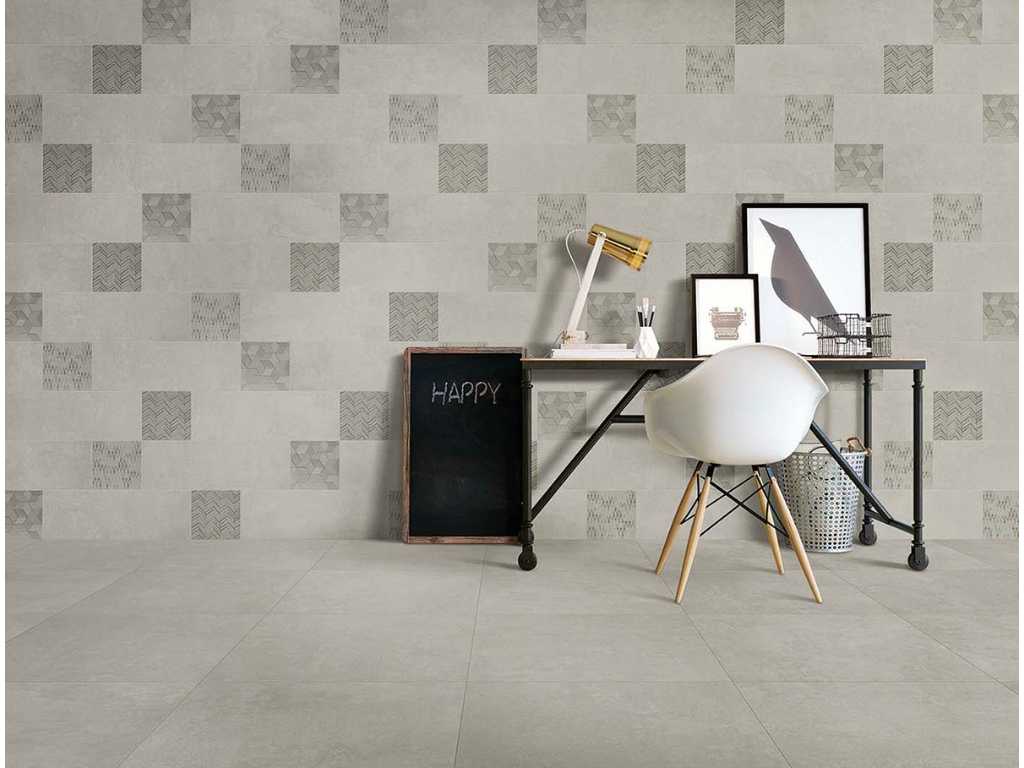 Magica Industry Silver Tile 16 m²