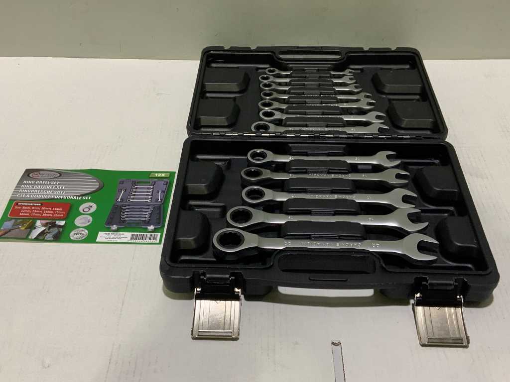 Wrench set 12 pieces (2x)