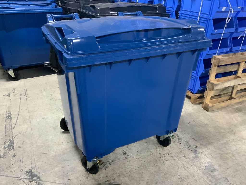 Plastikowy pojemnik na odpady 1100L
