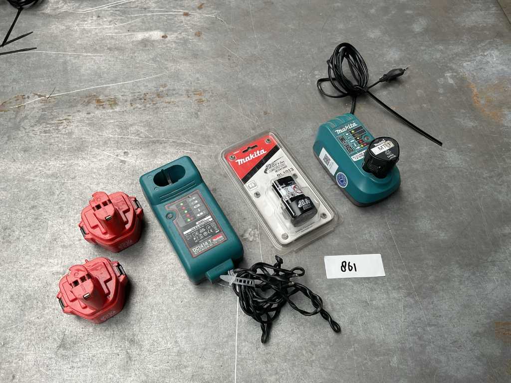 Makita Battery Chargers + Batteries