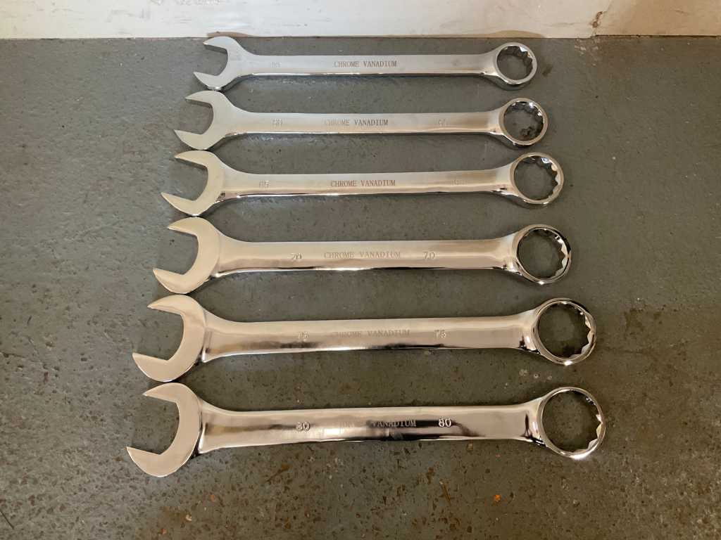 SG TOOLS 6 pieces Insert and ring wrench