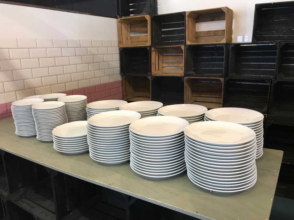 Olympia - Assiettes en porcelaine (200x)
