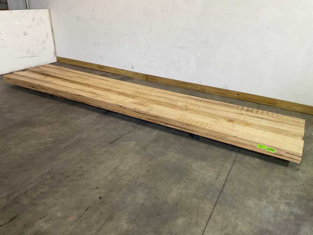 African oak plank Fraké 480x15.5x3 cm (23x)