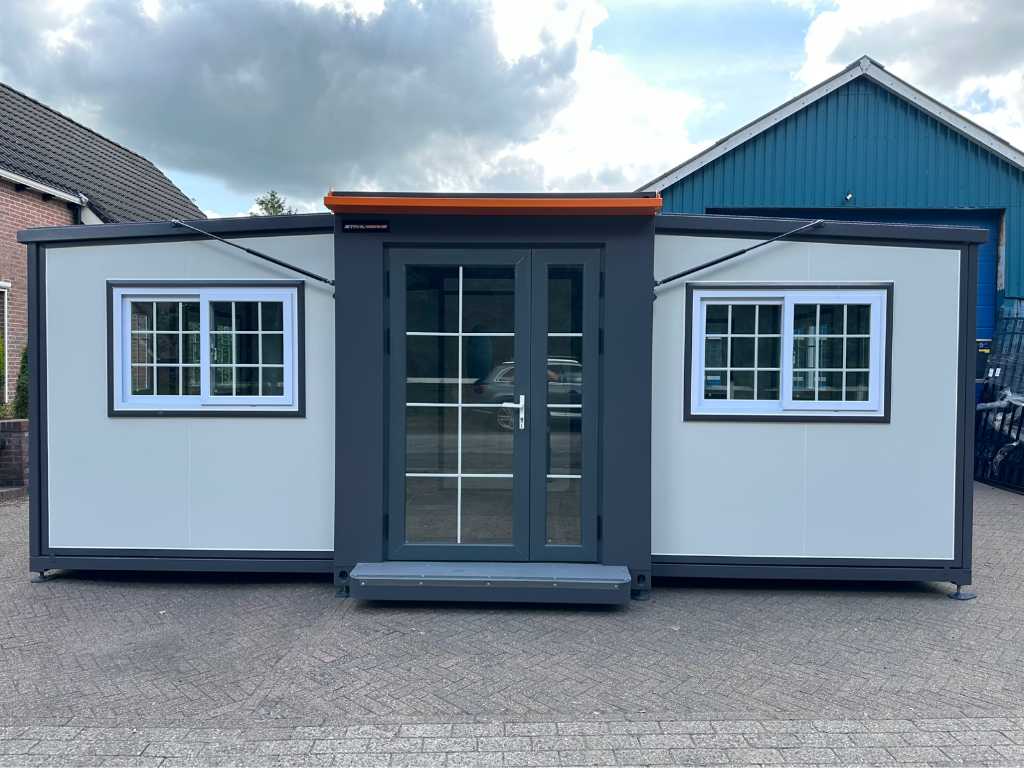 2024 Stahlworks Deluxe (19ft*13ft) Mobiele woonunit / tiny house
