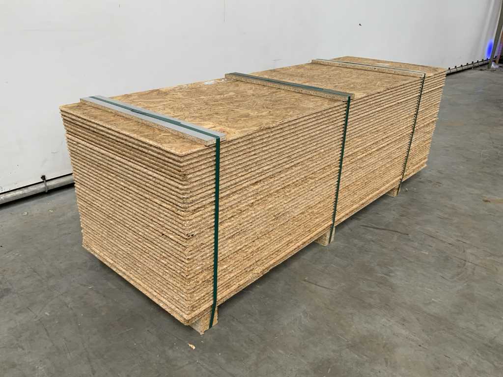 OSB 2050x675x15mm tongue and groove (60x)