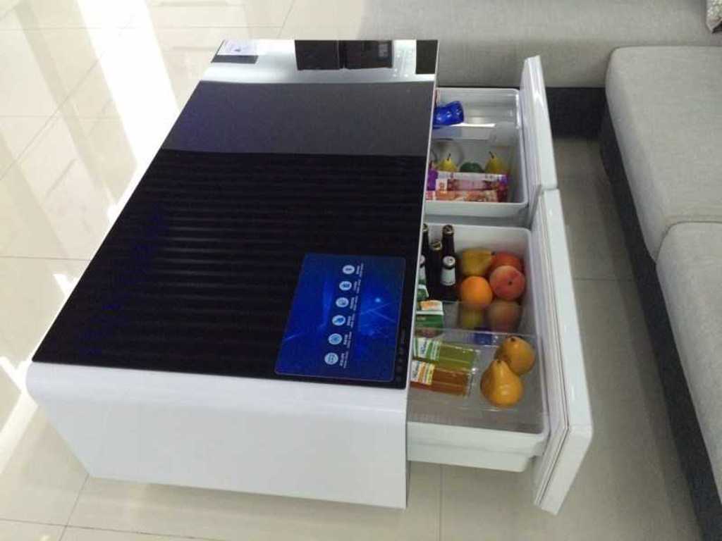 HDR. R HRD130BL tavolino multiuso con cassetto refrigerante