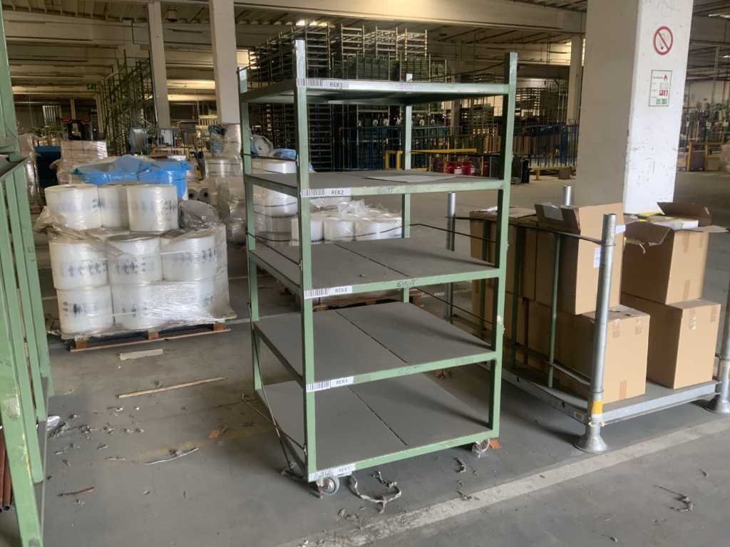 Rack d’entrepôt mobile