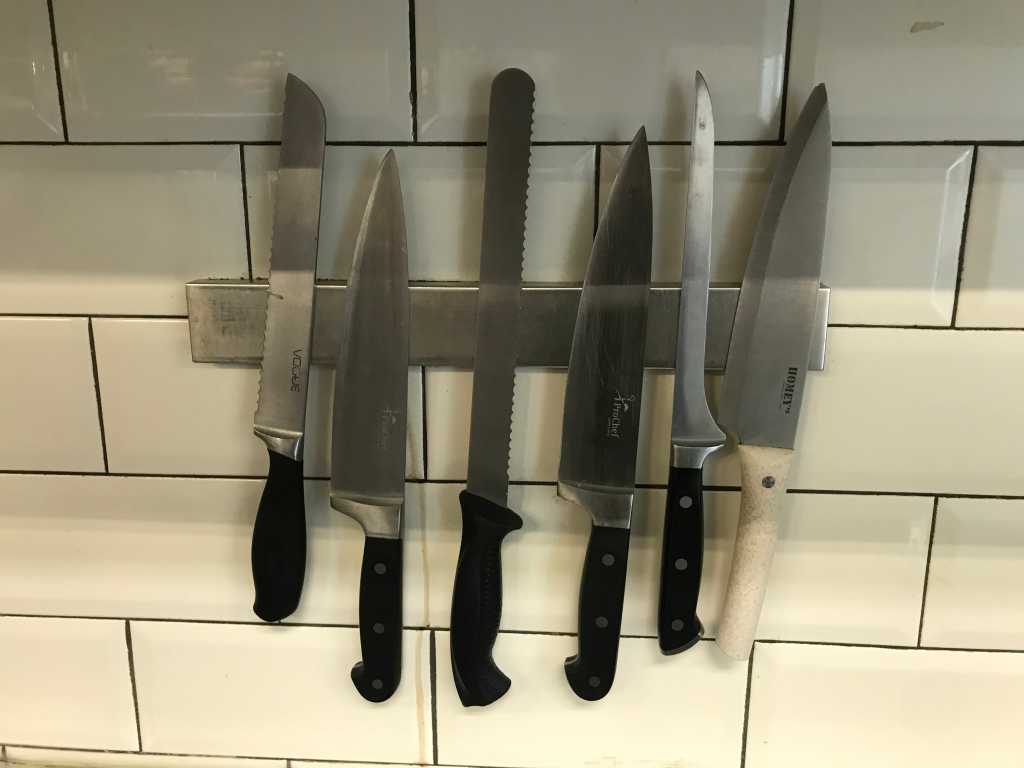 Homey's / ProChef / etc. - Various knives (6x) including magnetic stripe