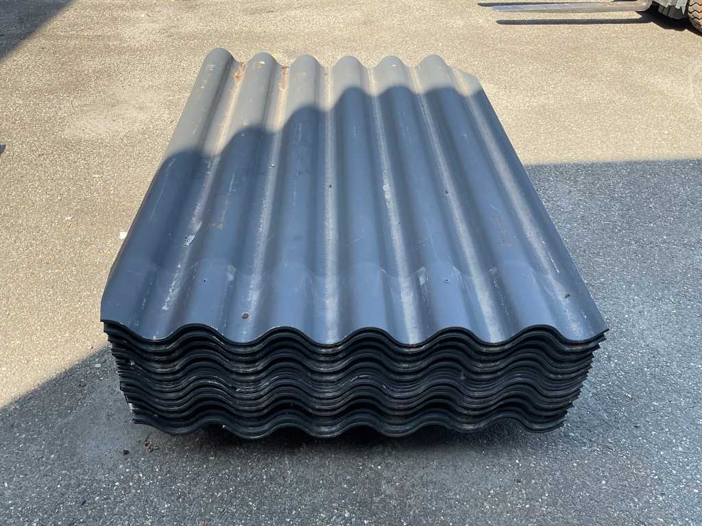 Pallet fibre cement corrugated sheets 159x110 cm Troostwijk Auctions