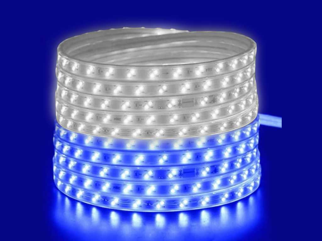 4 x LED Strip 25m - 10W/M - Double colors Flower or Cold White 