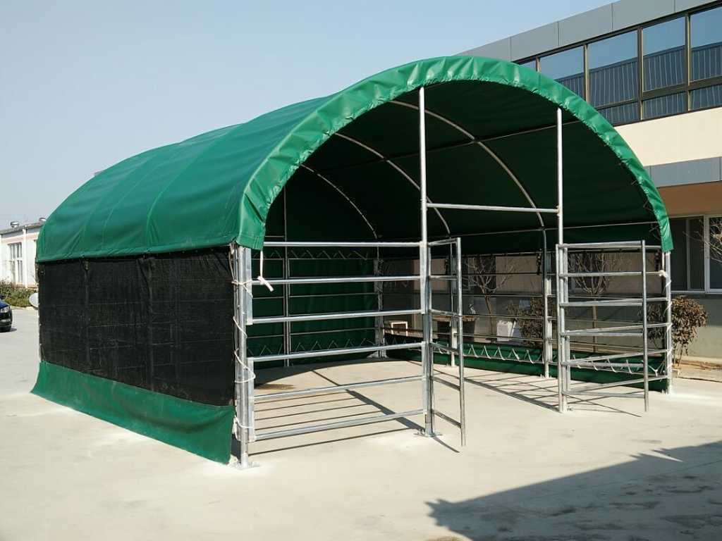 Stahlworks 6x6x3,7 mètres Enclos pour animaux / Tente de prairie