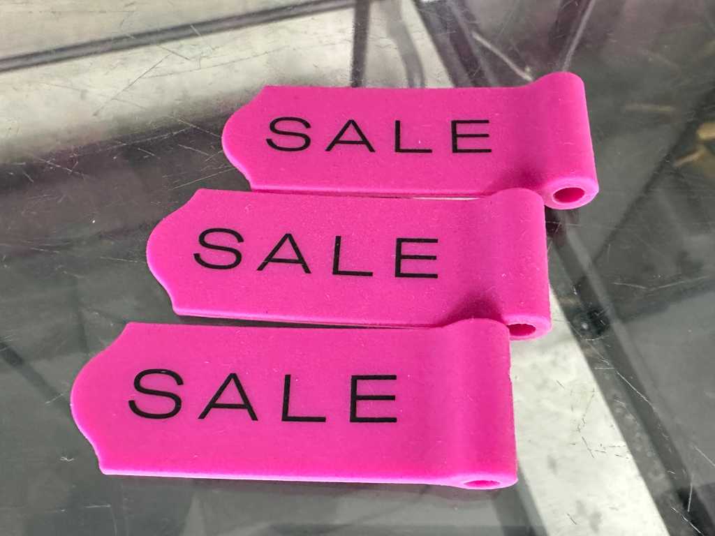 Clothes hanger labels "Sale" (350x)