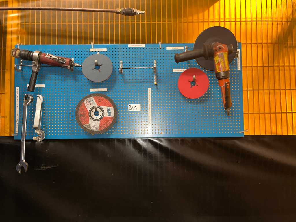 Toolboard with tools