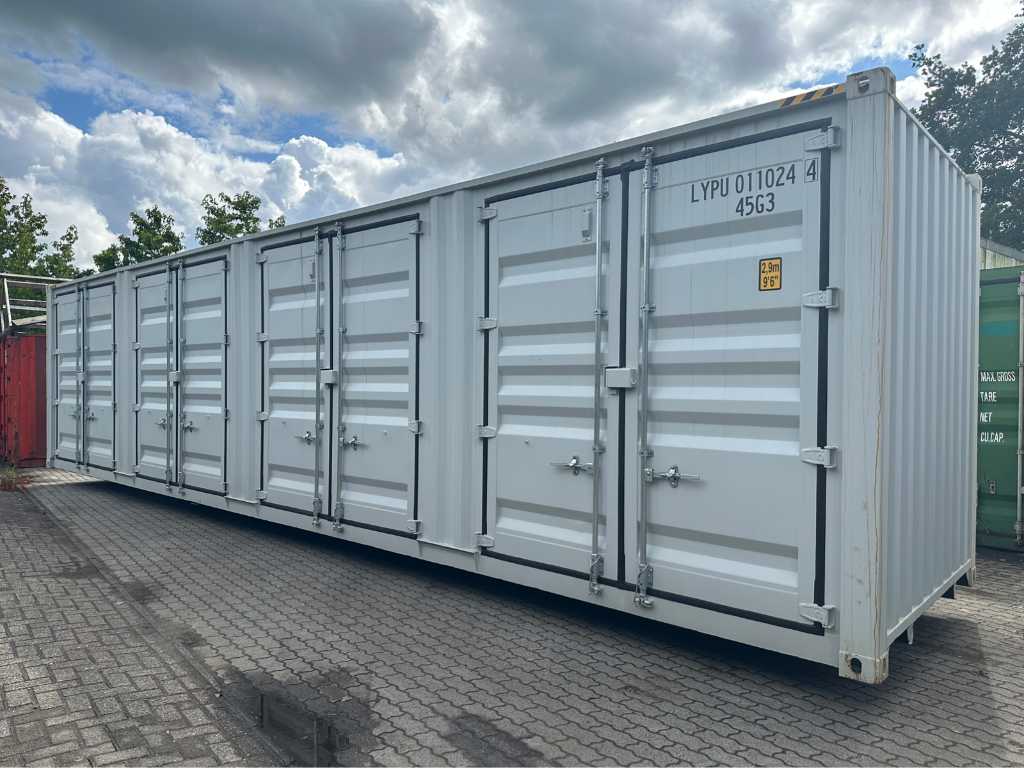 LYPU 40 ft High Cube Shipping Container with 4 Side Doors