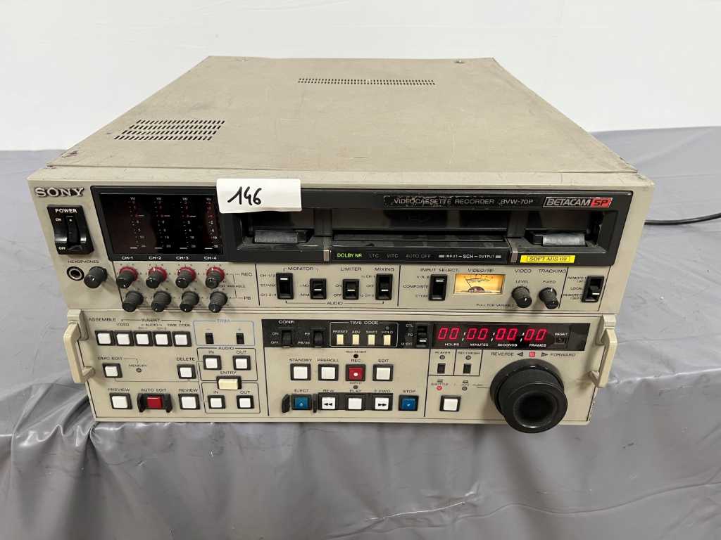 SONY - BVW-70P - Video cassette recorder BETA CAM SP