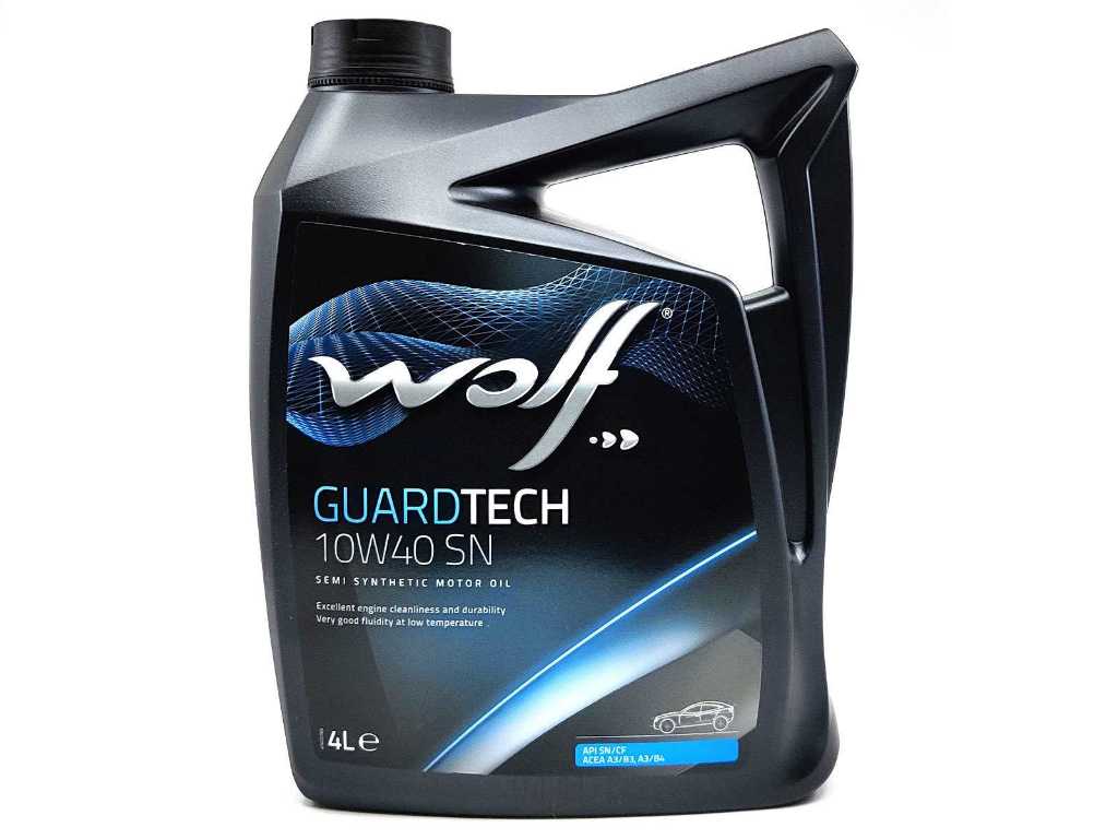 Wolf - 10W-40 - Semi-synthetic engine oil 4L (4x)