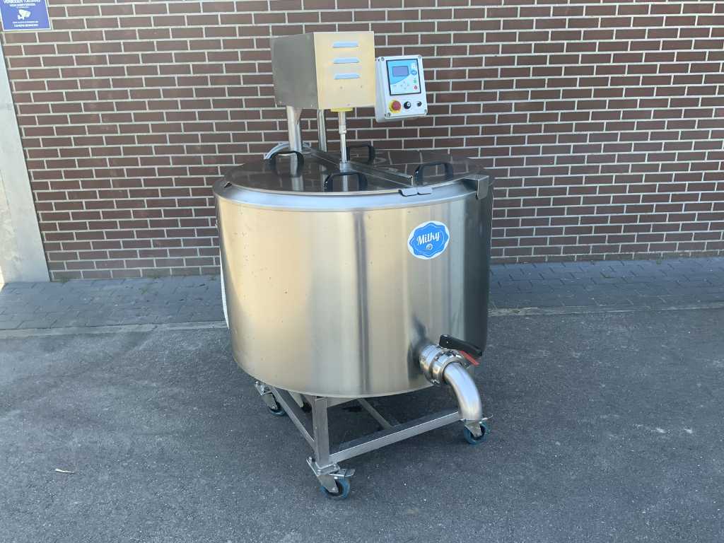 2022 Milky Day FJ-300RM Open Type Dairy Pasteurizer Machine 300 Liters