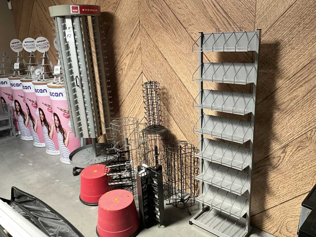 Presentation rack and miscellaneous (8x)